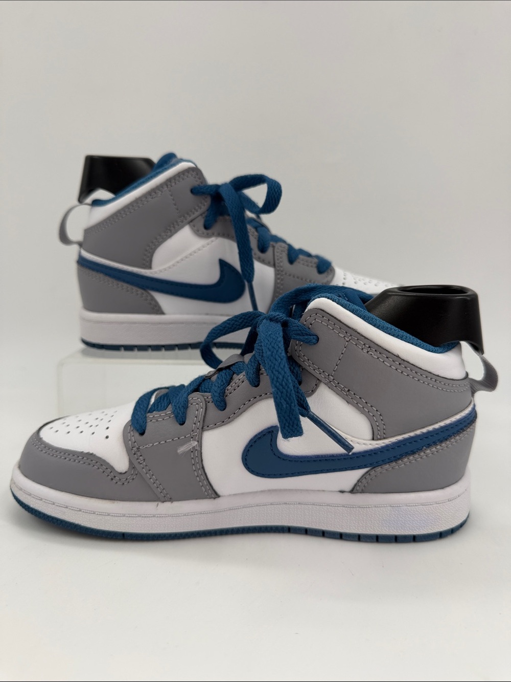 Air Jordan 1 Mid PS "Cement True Blue" (Style Code: DQ8424-014) Size 13.5 C - Picture 2 of 16